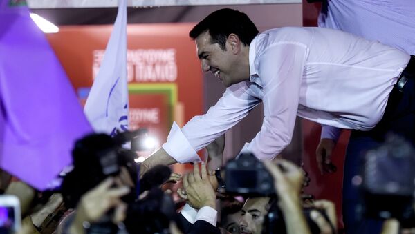 Le parti de l'ex-premier ministre Alexis Tsipras est arrivé en tête des élections anticipées - Sputnik Afrique