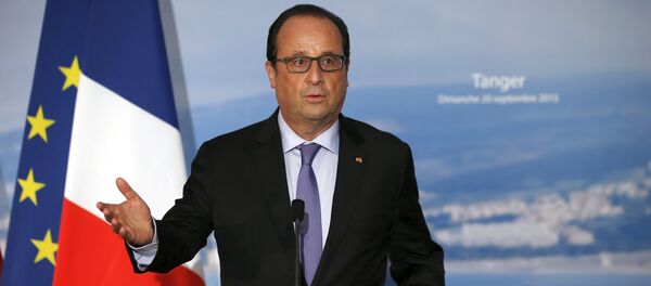 François Hollande à Tanger Septembre 20, 2015 - Sputnik Afrique