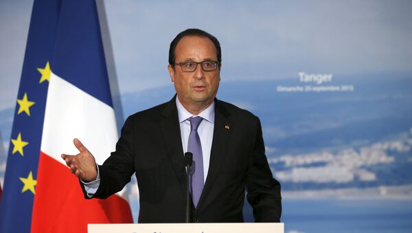 François Hollande à Tanger Septembre 20, 2015 - Sputnik Afrique