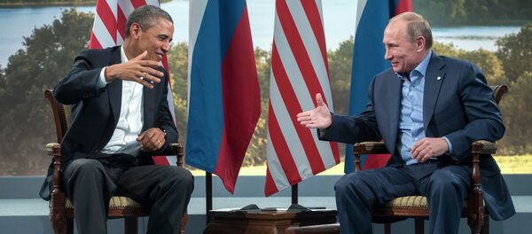 Vladimir Poutine et Barack Obama - Sputnik Afrique