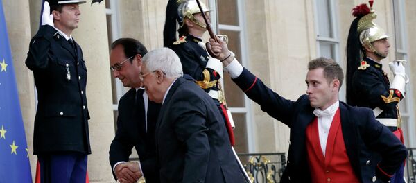 François Hollande et Mahmoud Abbas - Sputnik Afrique