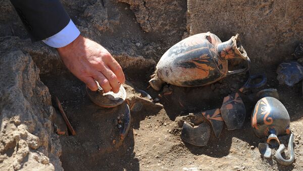 Une sépulture vielle de 2.500 ans découverte à Pompéi - Sputnik Afrique