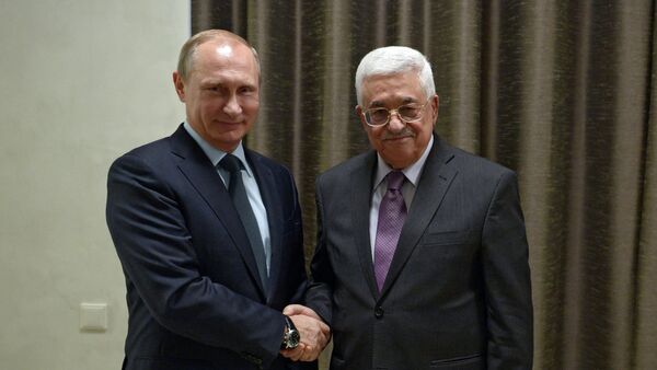 Vladimir Poutine et Mahmoud Abbas - Sputnik Afrique