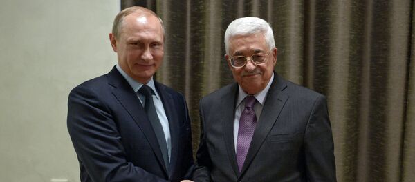 Vladimir Poutine et Mahmoud Abbas - Sputnik Afrique
