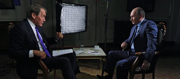 Vladimir Poutine a accordé une interview au journaliste américain Charlie Rose Vladimir Poutine a accordé une interview au journaliste américain Charlie Rose - Sputnik Afrique