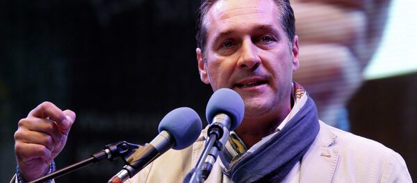 Le chef du FPÖ Heinz-Christian Strache - Sputnik Afrique