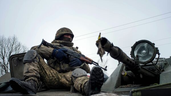 Militaire ukrainien. Image d'illustration - Sputnik Afrique