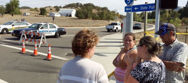 L'entrée à l'Umpqua Community College (UCC) de Roseburg, dans l'Oregon L'entrée à l'Umpqua Community College (UCC) de Roseburg, dans l'Oregon - Sputnik Afrique