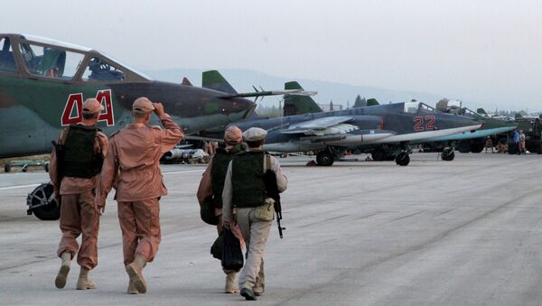 l'aviation d'attaque russe à l'aérodrome syrien de Hmamiyat - Sputnik Afrique