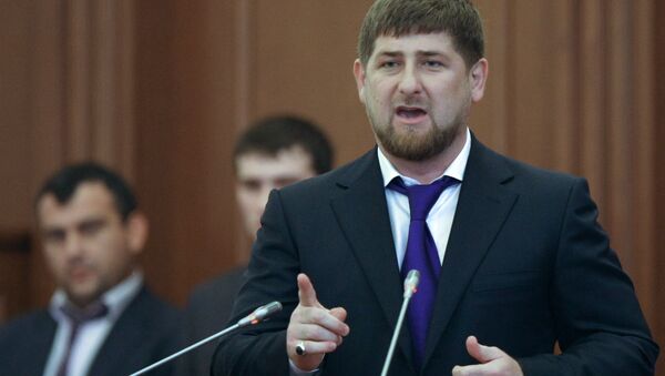 le chef de la République de Tchétchénie Ramzan Kadyrov - Sputnik Afrique