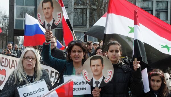Les Syriens disent merci aux Russes - Sputnik Afrique