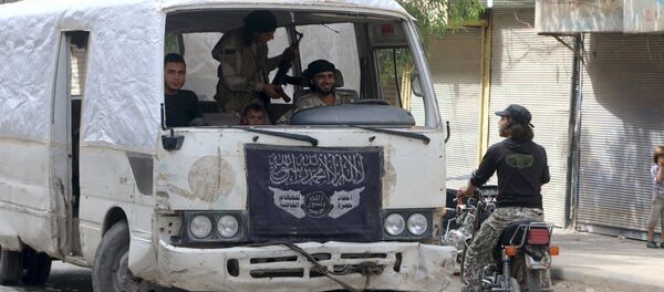 Rebelles fuient la Syrie face à l'avancée de l'armée, Alep, Syrie, Octobre 2, 2015 - Sputnik Afrique