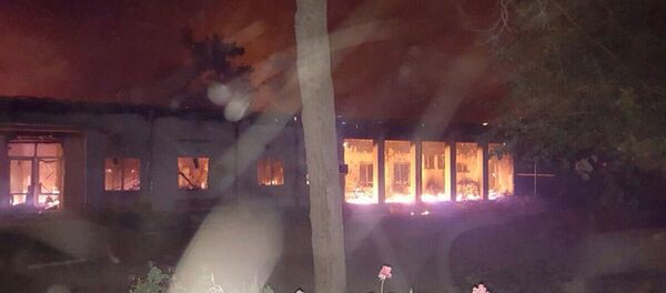 L'hôpital de Médecins sans Frontières après bombardement, à Kunduz, Oct.3, 2015 - Sputnik Afrique