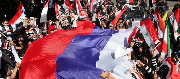 Les Syriens disent merci aux Russes - Sputnik Afrique