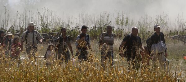 Migrants, Macédoine - Sputnik Afrique