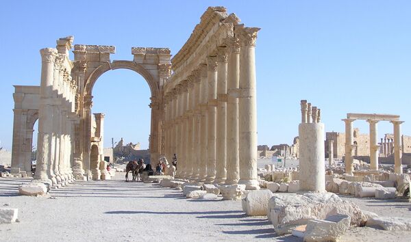 l'Arc de triomphe de Palmyre - Sputnik Afrique