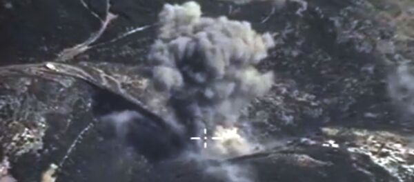 Frappes aériennes  russes contre l'EI en Syrie - Sputnik Afrique