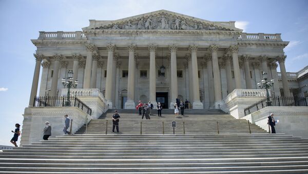 Les membres du Congrès après une série de votes,Capitol Hill - Sputnik Afrique