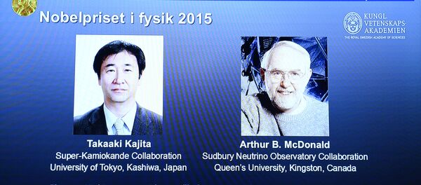 Takaaki Kajita (Japon) et Arthur B. McDonald (Canada) - Sputnik Afrique