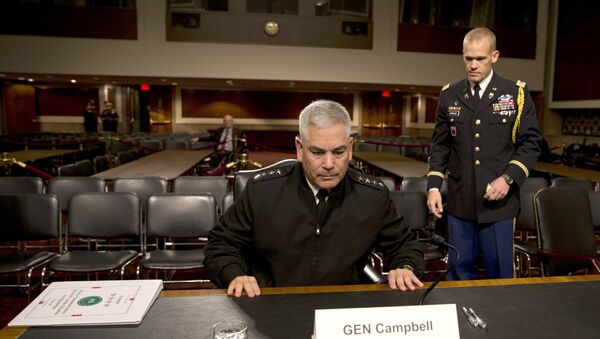 Général John Campbell, commandant en chef des troupes US et de l'Otan en Afghanistan - Sputnik Afrique