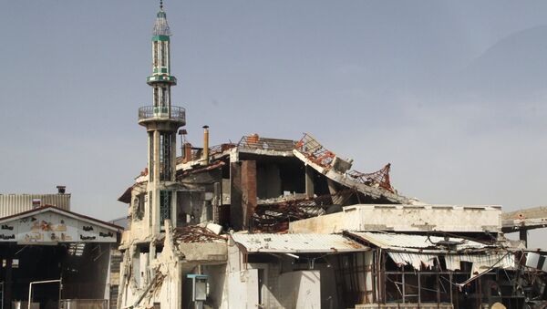Syrie, Homs, mosquée détruite. Archive photo - Sputnik Afrique