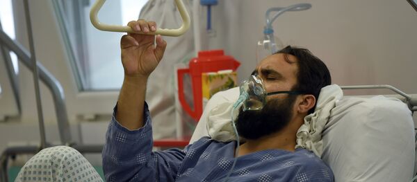 Un survivant dans la tragédie de Kunduz, octobre 2015 - Sputnik Afrique