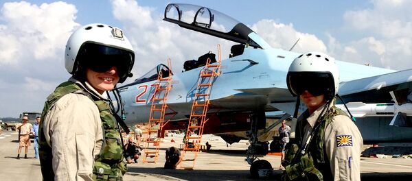 Российская боевая авиагруппа на аэродроме Хмеймим в Сирии - Sputnik Afrique