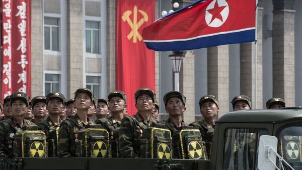 défilé militaire, Pyongyang - Sputnik Afrique