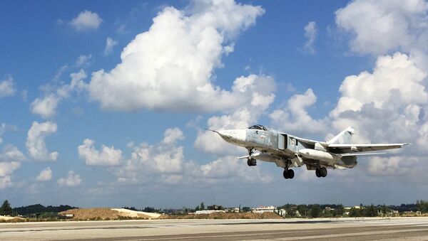 Российская боевая авиация на аэродроме Хмеймим в Сирии - Sputnik Afrique