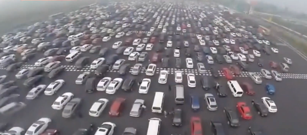 Les embouteillages en Chine, c’est fou - Sputnik Afrique