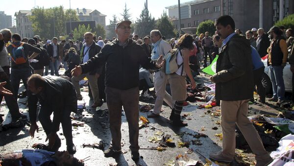 Double attentat terroriste à Ankara le 10 octobre 2015 - Sputnik Afrique