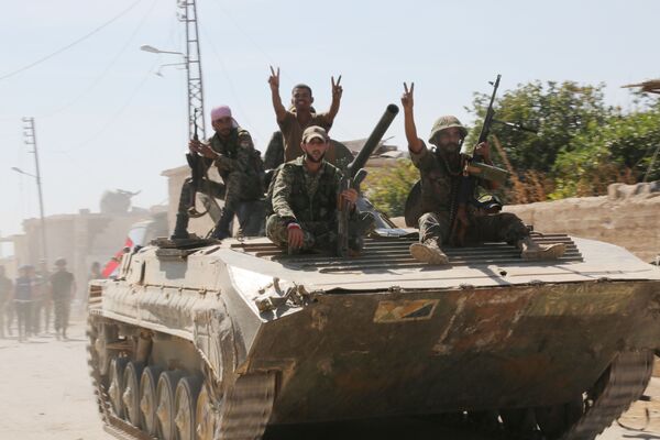 Deux villes syriennes libérées des djihadistes - Sputnik Afrique