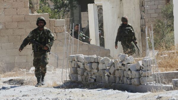 Сирийская армия в городе Атшан - Sputnik Afrique