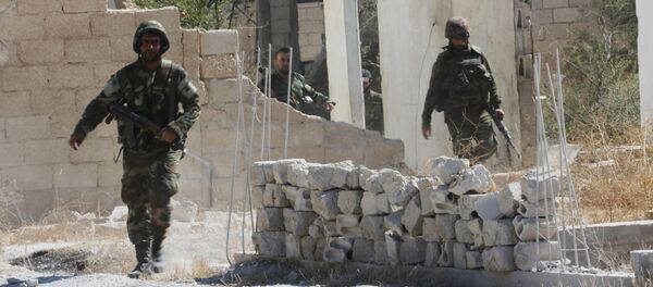 Сирийская армия в городе Атшан Сирийская армия в городе Атшан - Sputnik Afrique