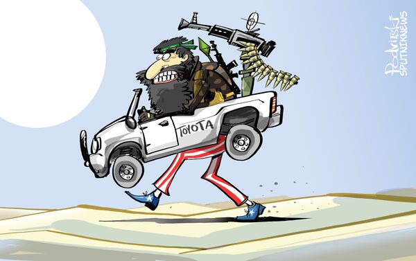 Toyotas US en Syrie? Ni vu, ni connu ! Toyotas US en Syrie? Ni vu, ni connu ! - Sputnik Afrique