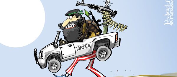 Toyotas US en Syrie? Ni vu, ni connu ! Toyotas US en Syrie? Ni vu, ni connu ! - Sputnik Afrique