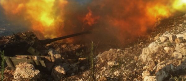 Positions de l'armée syrienne près de Aramu - Sputnik Afrique