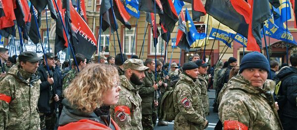 Марш героев в Киеве - Sputnik Afrique