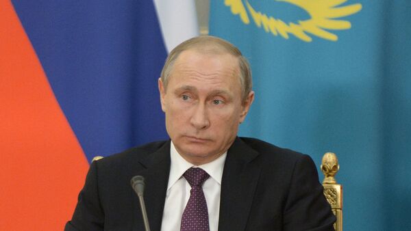 Le président russe Vladimir Poutine à Astana - Sputnik Afrique