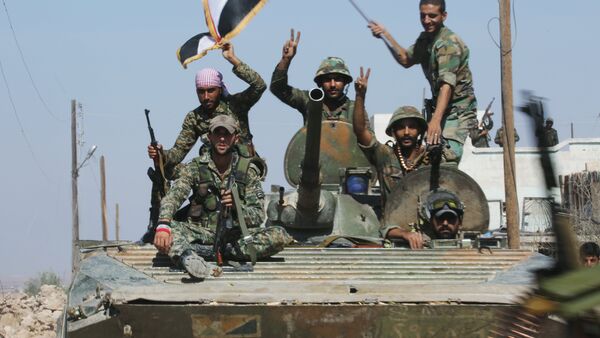 Освобожденный сирийской армией при поддержке российской авиации город Атшан - Sputnik Afrique