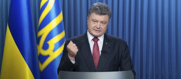 Le président ukrainien Piotr Porochenko - Sputnik Afrique