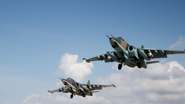 Российская боевая авиация на авиабазе Хмеймим в Сирии - Sputnik Afrique