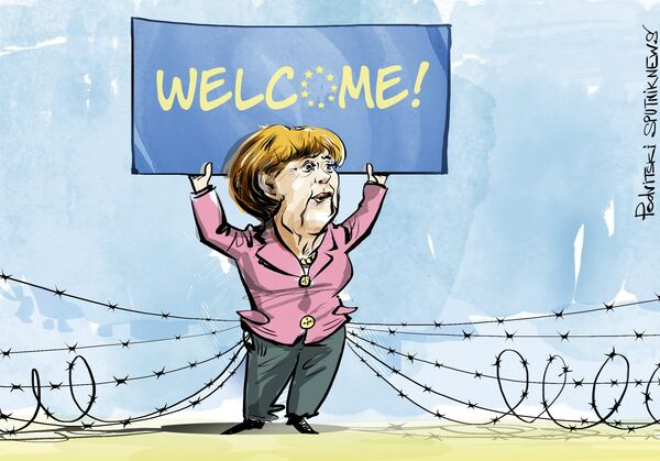 Le nouveau mur de Berlin, version UE  - Sputnik Afrique