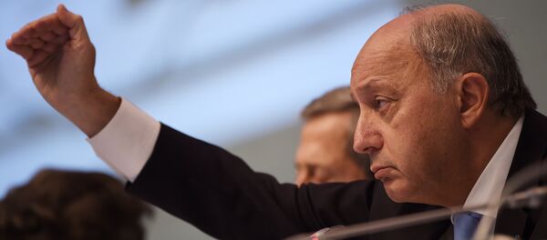 Laurent Fabius à Bonn ,Oct. 20, 2015 - Sputnik Afrique