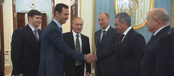 Un dîner en l’honneur de Bachar el-Assad à Moscou - Sputnik Afrique