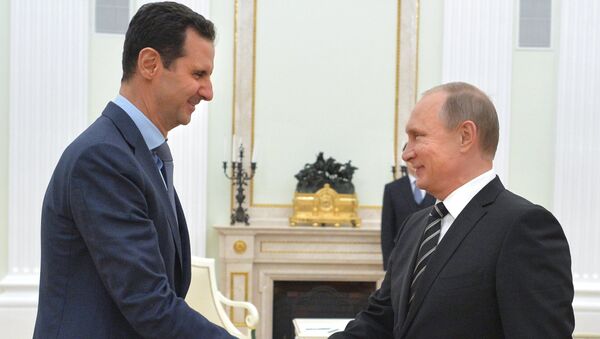 President Vladimir Putin meets with President of Syria Bashar al-Assad - Sputnik Afrique