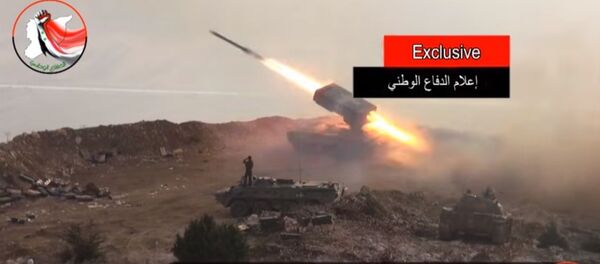 Syrie: les lance-flammes lourds russes contre les positions de l'EI Syrie: les lance-flammes lourds russes contre les positions de l'EI - Sputnik Afrique