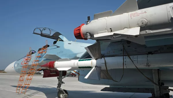 Chasseur russe Su-30SM en Syrie - Sputnik Afrique