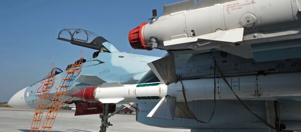 Chasseur russe Su-30SM en Syrie - Sputnik Afrique