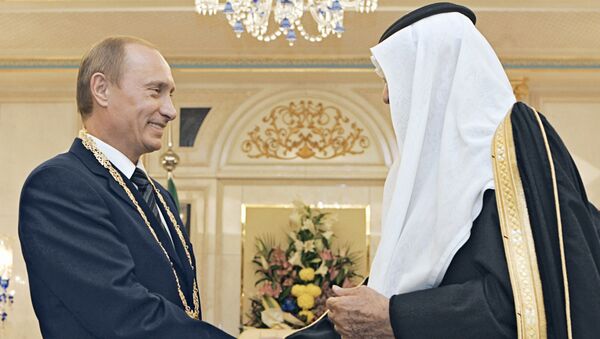 Vladimir Poutine et le roi d'Arabie saoudite (archive) - Sputnik Afrique